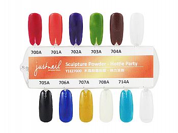 Y1SE021JN Sculpture Powder Color Chart-Hottie Party