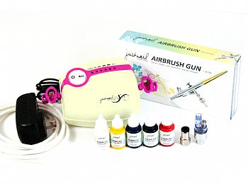 M-Y1KBpink fairy mini airbrush kit