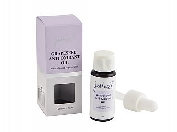 Y1PK06justnail Grapeseed Anti-Oxidant Oil 15ml